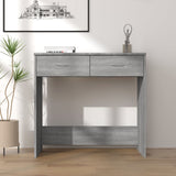 Desk Grey Sonoma 80x40x75 cm Engineered Wood 815475