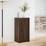 Sideboard with LED Brown Oak 42.5x34x85 cm Engineered Wood 852144