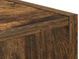 Bedside Table with Drawer 2 pcs Smoked Oak 35 x 32 x 68.5 cm 8000637