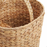 Stair Basket Natural 28 x 26 x 47 cm Water hyacinth 42020152