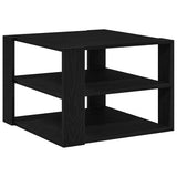 Coffee Table Black Oak 58 x 58 x 40 cm Engineered Wood 862608