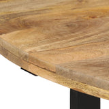 ZNTS Dining Table 110x75 cm Solid Wood Mango 338479