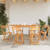 Extending Garden Table 110-160x80x75cm Solid Wood Teak 363487
