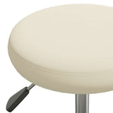 Office Swivel Chair Cream Velvet 333173