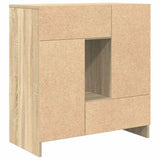 Sideboard with Drawers and Doors Sonoma Oak 70.5x34x74.5 cm 861843