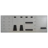 145352 Wall-mounted Peg Boards 4 pcs 40x58 cm Steel
