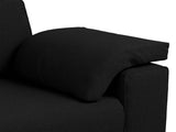 Sofa Black 219 x 77 x 82 cm Fabric 4105239