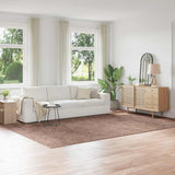 Anti-slip Shaggy Rug Brown 240 x 340 cm PP 4019798