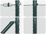 Welded Wire Fence with Concrete Base 100 x 0.4 m 3353572