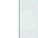 Fireplace Glass Plate Transparent 120 x 50 cm Glass 353860