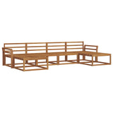 Outdoor Sofa Set 6 pcs Natural Solid Acacia Wood 3367962