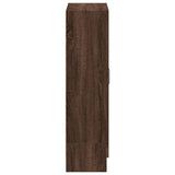 Book Cabinet Brown Oak 82.5x30.5x115 cm Engineered Wood 833788