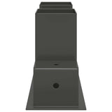 Firewood Stack Aid 12 pcs Anthracite 34 x 10 x 15 cm Steel 42030119