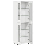 Highboard FLORIN White 60 x 35 x 182 cm Engineered Wood 3397904