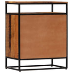 Side Cabinet 60x35x76 cm Solid Reclaimed Wood and Steel 282727