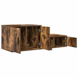 Storage Cabinet 2 pcs Smoked Oak 127 x 41 x 40 cm 866655