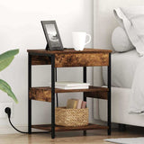 Bedside Cabinet 2 pcs Smoked Oak 41 x 31 x 51 cm 859540