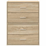 Cabinets with 2 Drawers 2 pcs Sonoma Oak 60x31x40 cm Engineered Wood 858826