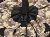 Hiking Backpack Camel Brown Camouflage 100 L Oxford Fabric 4009978
