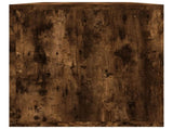Vinyl Storage Box Smoked Oak 71x34x36 cm Engineered Wood 815252