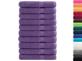 Premium Shower Towels SOLUND 10 pcs Purple 70x140 cm 600 gsm 137358