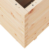 ZNTS Garden Planter 70x40x72.5 cm Solid Wood Pine 3282589