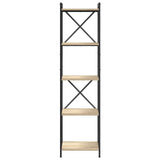 Bookshelf Sonoma Oak 40 x 30 x 155 cm Engineered Wood 868354