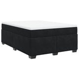 Box Spring Bed with Mattress Black 140x200 cm Velvet 3285289