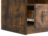 TV Cabinet Smoked Oak 102 x 34.5 x 47 cm Engineered Wood 895830
