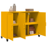 Sideboard Mustard Yellow 100.5x39x72 cm Steel 846683