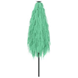 Garden Parasol with Steel Pole Green 288x288x225 cm 4005107