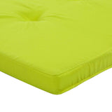 Chair Cushions Plain 2 pcs Bright Green 58 x 77 x 4.5 cm 361841