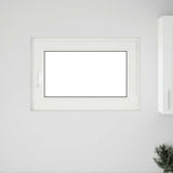 Basement Window RISOR 90x60 cm Tilt&Turn DIN Right White 4108316