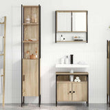 Bathroom Furniture Set 3 pcs Sonoma Oak Engineered Wood 3399400