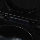 Wall-Hung Toilet with Concealed Cistern Ceramic Black 275792