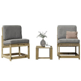 3 Piece Garden Lounge Set Impregnated Wood Pine 832624