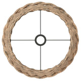 Ceiling Lamp Shade Brown 45x28 cm Wicker 364378