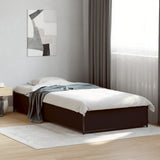 Bed Frame without Mattress Black 90x200 cm 845111