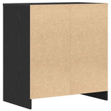 Sideboard Black Oak 70x41x75 cm Engineered Wood 862082