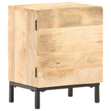 ZNTS Bedside Cabinet 40x30x51 cm Solid Mango Wood 320225