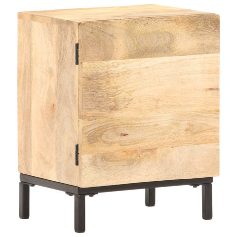 ZNTS Bedside Cabinet 40x30x51 cm Solid Mango Wood 320225