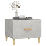 Coffee Tables 2 pcs Concrete Grey 50x50x40 cm Engineered Wood 812717