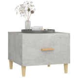 Coffee Tables 2 pcs Concrete Grey 50x50x40 cm Engineered Wood 812717
