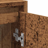 2 Piece Bathroom Furniture Set Old Wood Engineered Wood 856067