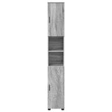 Bathroom Cabinet with Storage Grey Sonoma 30 x 35 x 192 cm 883340
