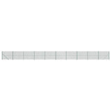 Chain Link Fence with Flange Green 1.4x25 m 153947