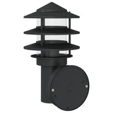 Outdoor Wall Lights with Sensors 2pcs Black Stainless Steel 4006235