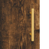 Sideboard Smoked Oak 69,5x34x90 cm Engineered Wood 827969
