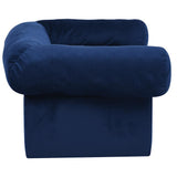 Dog Sofa with Drawer Blue 75x50x38 cm Plush 171080