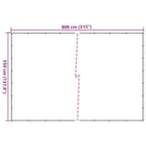 Trailer Net Green 3.5x8 m HDPE 4002105